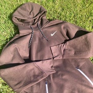 Nike Therma Fit Brown Hoodie